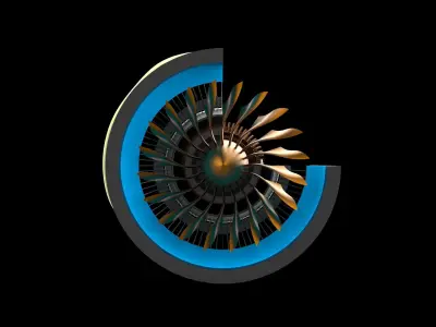 CFM56 International 3D print model