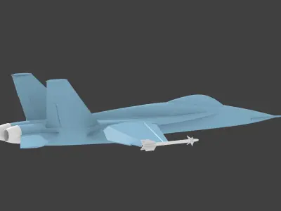 YF-17 LWF 3D print model