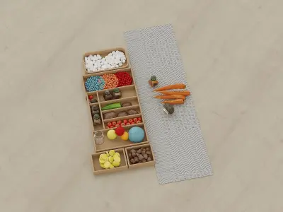 Loose Part Furniture Free 3D model