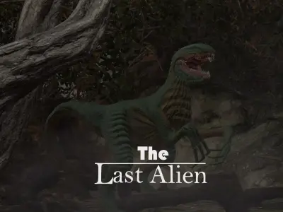 The Last Alien Low-poly 3D model