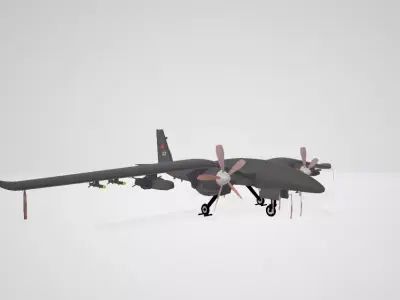 AKINCI- Baykar 3D model