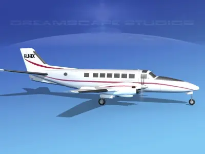Beechcraft B99 Ajax Air 3D model