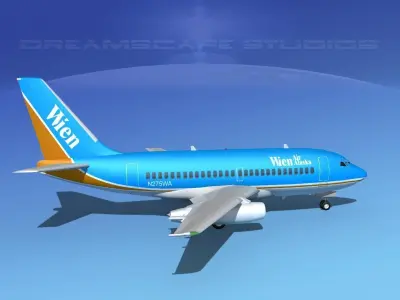 Boeing 737-100 WeinAir 3D model
