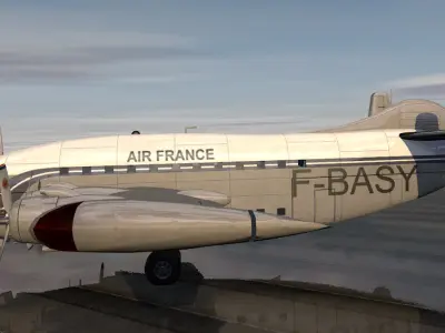 Breguet 763 Deux-Ponts 3D model
