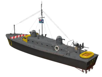 Type Two 63 ft HSL 3D model