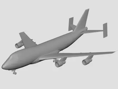 Airplane boeing 3D model