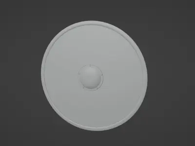 Ancient Greek State Shield 3D model