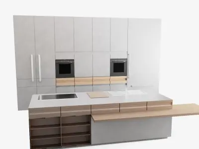 Kitchen Free 3D model shop