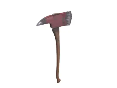 Old Fire Axe Low-poly PBR Free Free low-poly 3D model