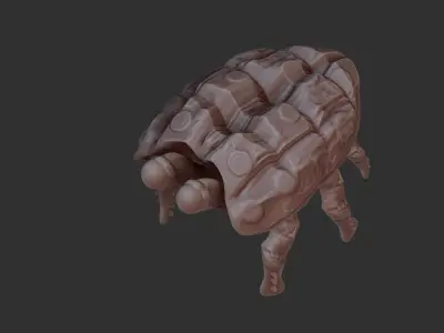 Crabs stylized 3D model