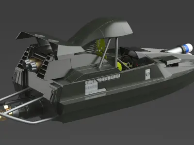 Qboat 3D model