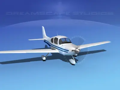 Cirrus SR22 V10 3D model