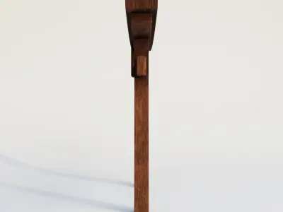 Japanese Gate Torii Low Poly PBR 3D Model Low-poly 3D model