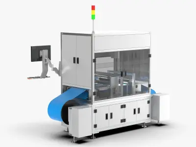 Automatic CCD Winding Inspection Machine 3D model