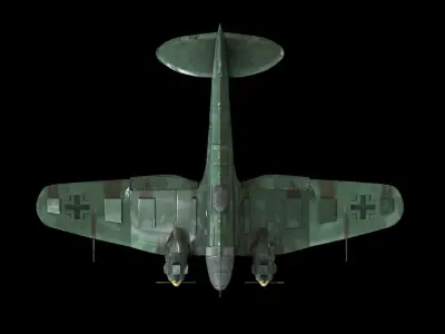 German Heinkel He 111 Bomber 3D model