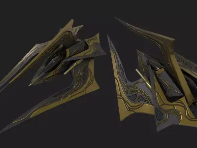 Spacecraft initiator Low-poly 3D model