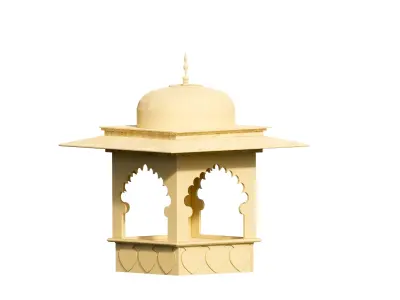 indian chatri made in sketchup 3D model