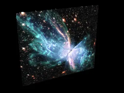 Butterfly Nebula 3D model