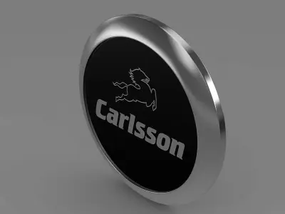 Carlsson logo 3D model