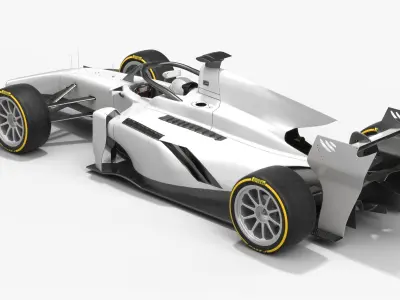 Formula 2 Dallara F2 Season 2020 3D model