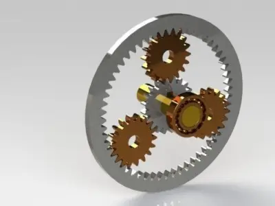 Planetary Gears Free 3D model