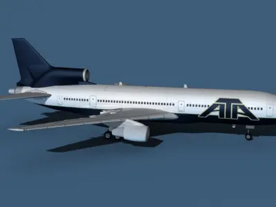 Lockheed L-1011-50 American Trans Air 2 3D model