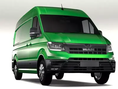 MAN TGE Van L2H2 2017 3D model