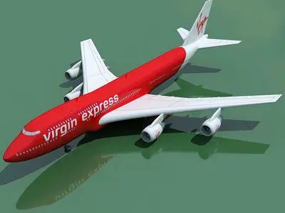 Boeing Virgin Express 3D model