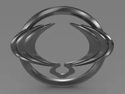 Ssang Yong Logo 3D model