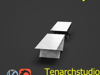 Tenarchstudio Time Space Portal Table Render Ready  Free 3D model