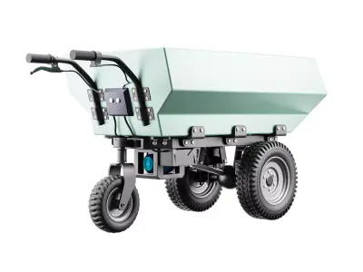 Cargo Trailer Trolley car  3D model