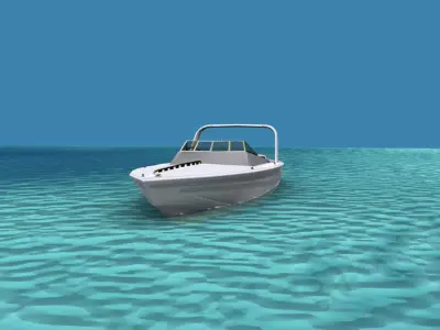 Phazer 38 Cigarette Boat V00 3D model