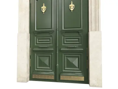 Entrance classic door 111 3D model