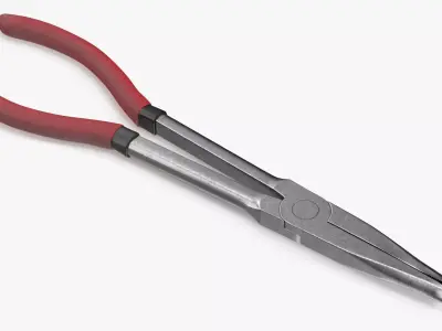Automotive Spark Plug Boot Puller with Rubber Grip 3D model
