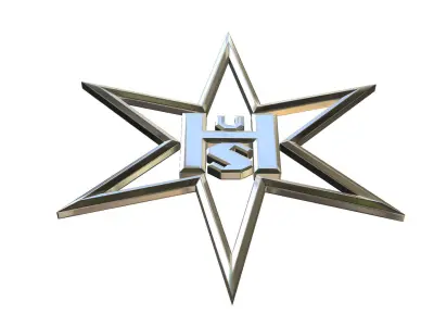 Henschel logo 3D model