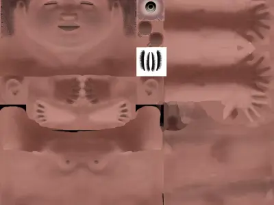 female with textures Free 3D model