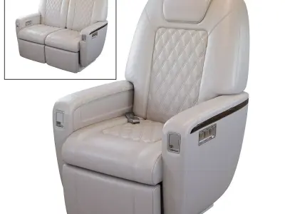 aircraft seat 3D model