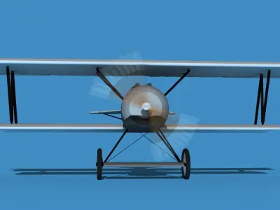 Fokker D-VI V00 3D model