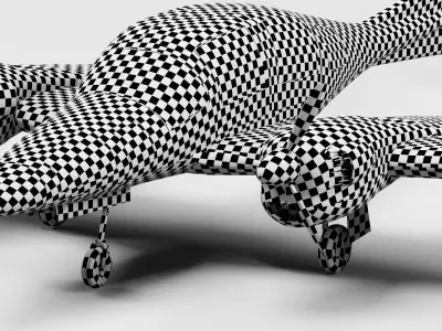 Aircraft diamond da62 3D model