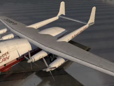 Armstrong Whitworth AW-660 Argosy 3D model