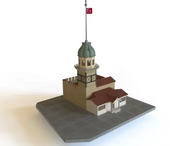 Maidens Tower 3D model