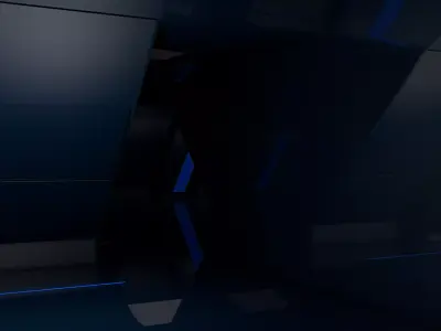 Sci Fi Corridor 3D model 183