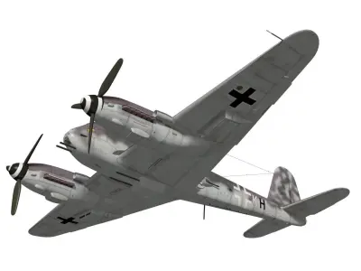 Messerschmitt Me 410 A1U2R4 Hornisse 3D model