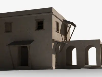 Arab x26 Low-poly 3D model