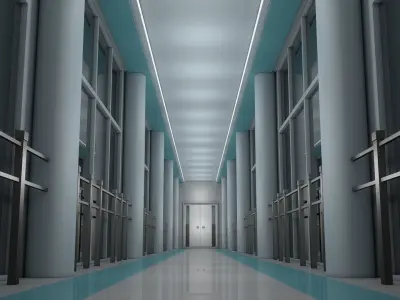 Futuristic Interior 3D model order