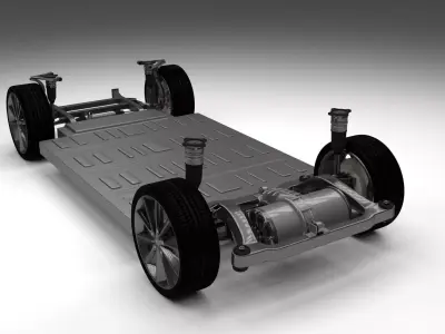Tesla Model S Chassis 3D model