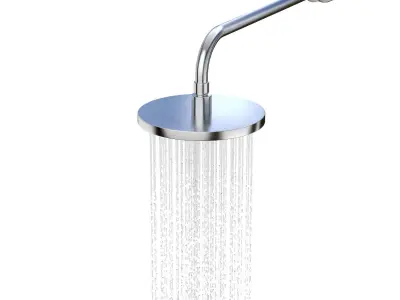 Wall Mounted Shower Head 3D model