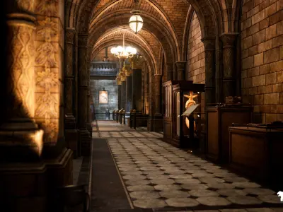 Historical Museum Low-poly 3D model