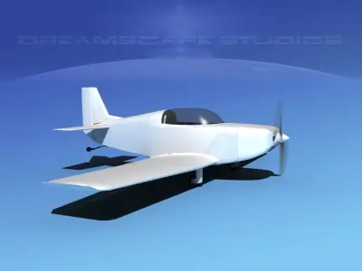 Ken Rand KR-2 Unmarked 3D model