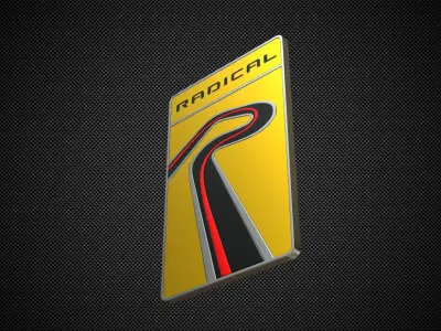 radical logo 3D model